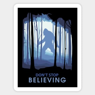 I Believe in Bigfoot Sticker